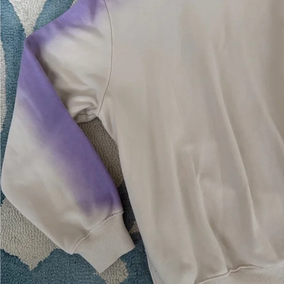 Wild Fable Cream Sweatshirt with Lavender Dip-Dye Shoulders - Picture 5 of 15